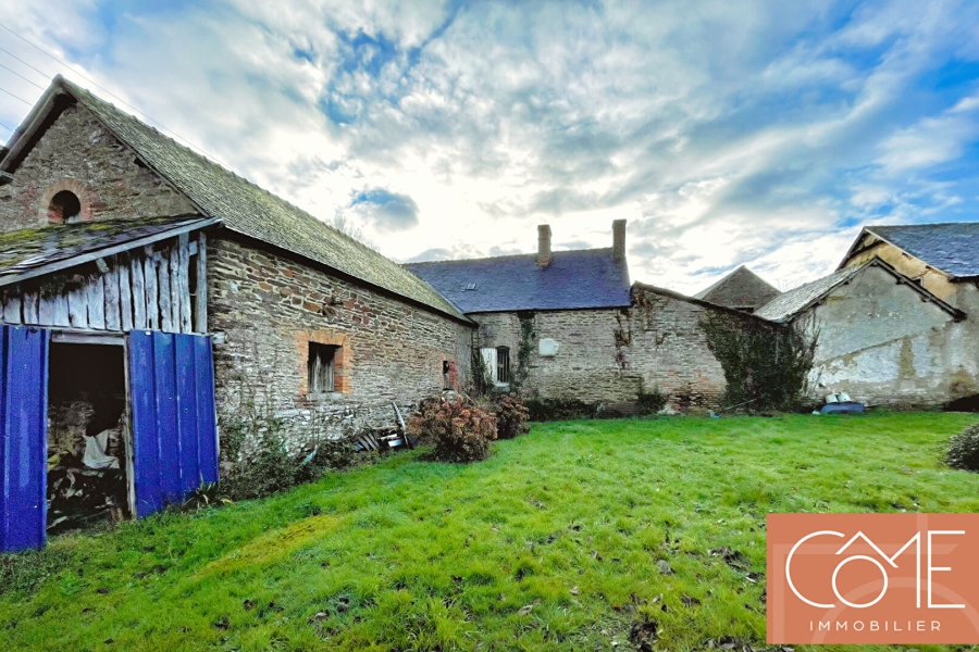 LONGERE A RENOVER - RENNES - 35000- ETANGS D'APIGNE - PROCHE CLEUNAY - DEPENDANCES - TERRAIN DE 1347M² LONGERE A RENOVER - RENNES - 35000- ETANGS D'APIGNE - PROCHE CLEUNAY - DEPENDANCES - TERRAIN DE 1347M²